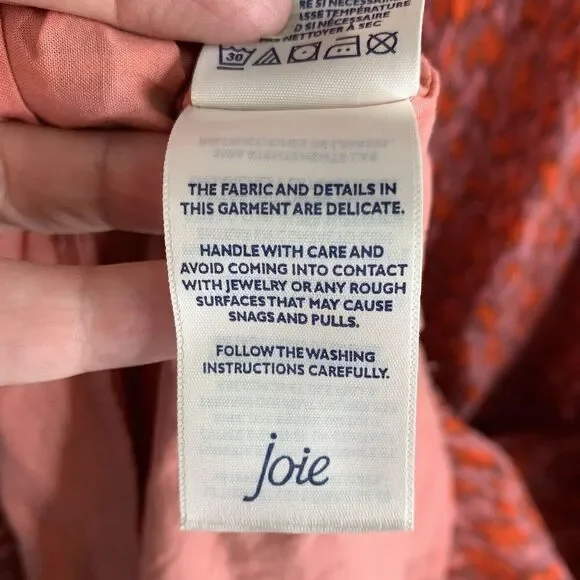 Joie Bondi Tea Rose Tiered Sleeveless Maxi Dress Womens Size XL NWT $248 - Picture 11 of 12